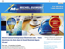 Tablet Screenshot of michelguimont.com